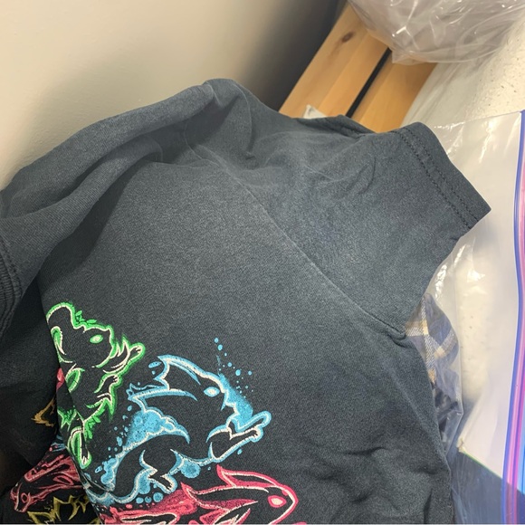 Rare | 🇳🇮 Vintage Gildan T-Shirt with Cartoon Print, Black | Medium - Picture 9 of 11